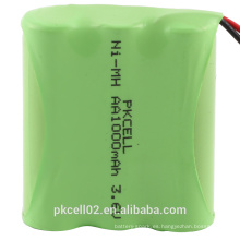 Paquete de baterías Pkcell 3.6V 1000mAh NI-MH